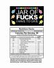 Jar of Fucks I Have to Give  2lb Tart Candy