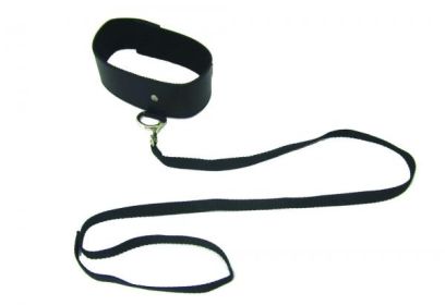 Sex Mischief Leash and Collar Black